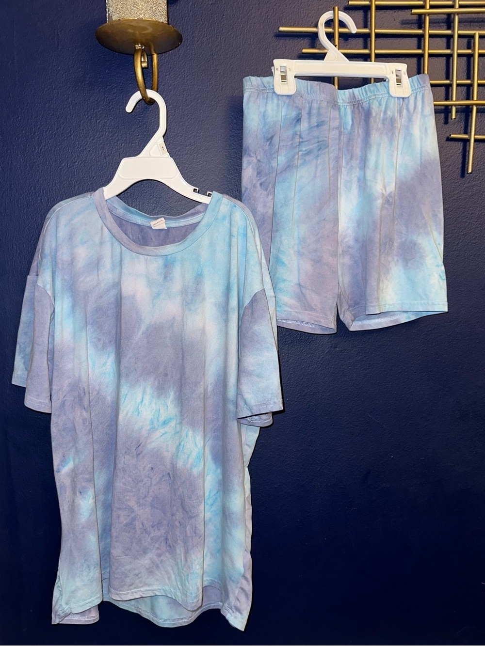 SHEIN  Tie-Dye Kids Shorts Set size 12y